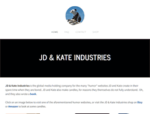 Tablet Screenshot of jdandkateindustries.com